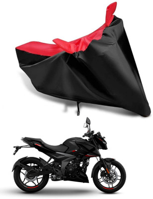 KEDIT Two Wheeler Cover for Bajaj(Pulsar N160, Red, Black)