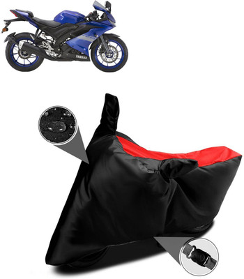 AutoGalaxy Waterproof Two Wheeler Cover for Yamaha(YZF R15 V3 BS6, Red)