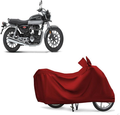 KEDIT Two Wheeler Cover for Honda(Hness CB350, Maroon)