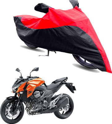 Motodreka Two Wheeler Cover for Kawasaki(Z800, Red, Black)