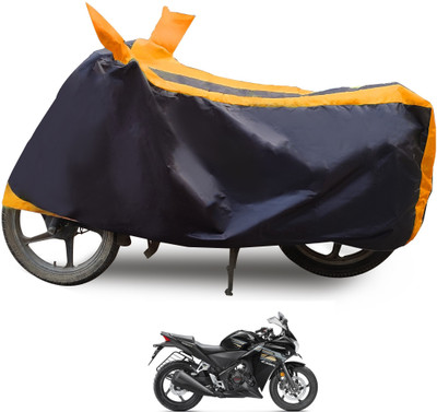 Euro Care Waterproof Two Wheeler Cover for Honda(CBR 250R, Orange)