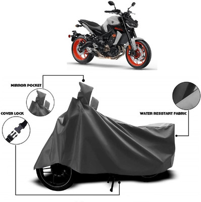 MMSSTAR Waterproof Two Wheeler Cover for Yamaha(MT 09 BS6, Grey)