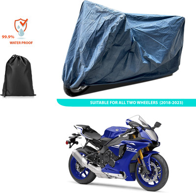 PAGORA Waterproof Two Wheeler Cover for Yamaha(YZF-R1, Blue)