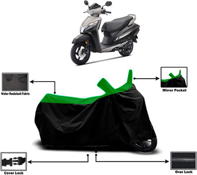 Amexride Two Wheeler Cover for Honda(Activa 125, Green)