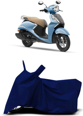 VESMEI Two Wheeler Cover for Yamaha(Fascino 125 FI, Blue)