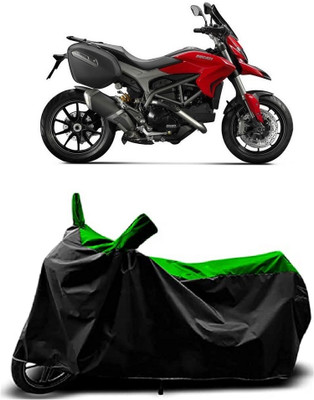 OliverX Waterproof Two Wheeler Cover for Ducati(Hyperstrada, Green)
