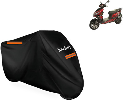 Juvdoxj Waterproof Two Wheeler Cover for Okinawa(i-Praise, Black)