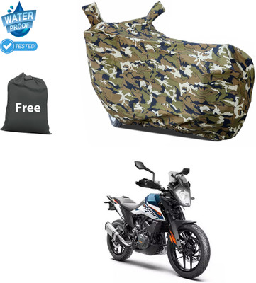 PAGORA Waterproof Two Wheeler Cover for KTM(250 Duke BS6, Yellow)