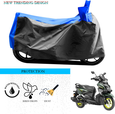 ANTHUB Waterproof Two Wheeler Cover for Yamaha(Cygnus Ray ZR, Grey, Blue)