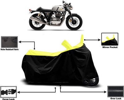 Amexride Two Wheeler Cover for Royal Enfield(Continental GT 650, Yellow)