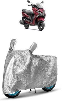 J S R Waterproof Two Wheeler Cover for Suzuki(Burgman Street 125, Silver)