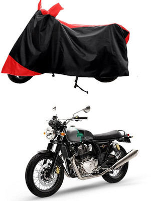 GROFATIK Two Wheeler Cover for Royal Enfield(Interceptor 650, Red)