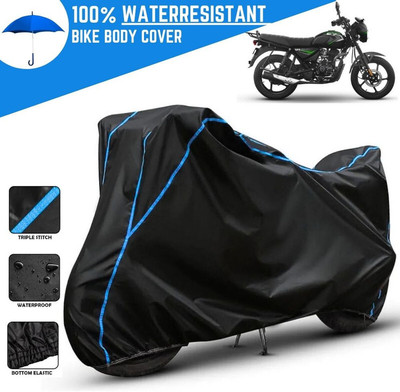 Amikan Waterproof Two Wheeler Cover for Bajaj(CT 125X, Black)