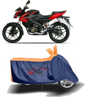 EXOME Two Wheeler Cover for Bajaj(Pulsar NS 160, Orange)