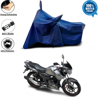 AutoGalaxy Waterproof Two Wheeler Cover for Universal For Bike(Apache RTR 160, Black, Red)