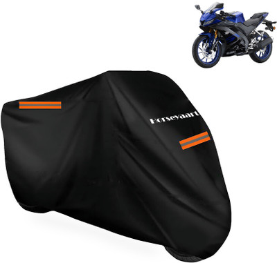 Horseyaart Waterproof Two Wheeler Cover for Yamaha(YZF-R15 V3 BS6, Black)
