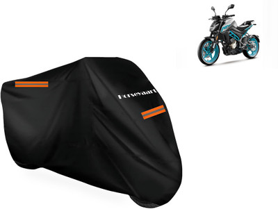Horseyaart Waterproof Two Wheeler Cover for CFMoto(300 BS6, Black)