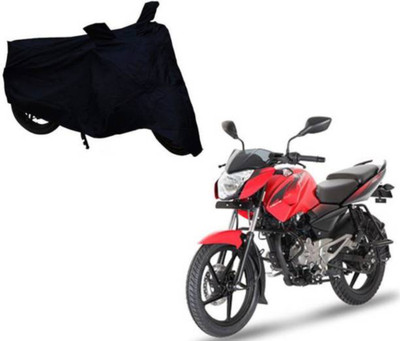 RAAMKM Waterproof Two Wheeler Cover for Hero, Honda, Royal Enfield, TVS(Bonneville T120 Black BS6, Black)