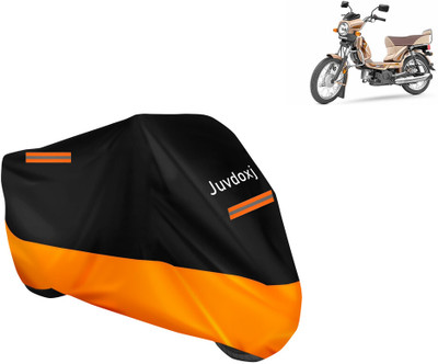 Juvdoxj Waterproof Two Wheeler Cover for TVS(XL 100 Comfort, Orange)