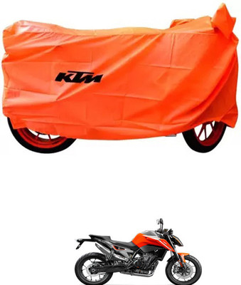 DeepShakshi AUTOMOTIVE Waterproof Two Wheeler Cover for KTM(790 Duke, Orange)