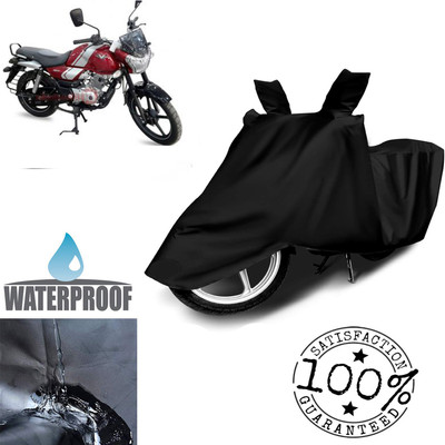 Autoinnovation Waterproof Two Wheeler Cover for Bajaj(V12, Black)
