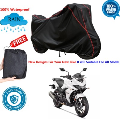 AutoGalaxy Waterproof Two Wheeler Cover for Hero(Xtreme 200S, Black)