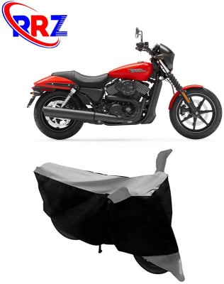 RRZ Waterproof Two Wheeler Cover for Harley Davidson(Street 750, Black, Grey)