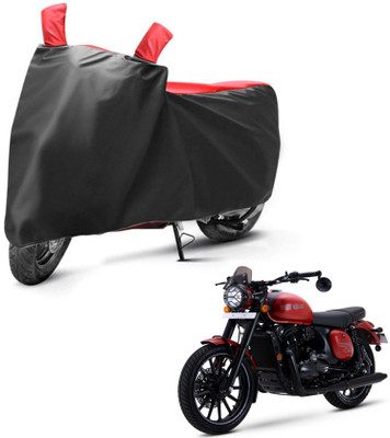 sowelar Waterproof Two Wheeler Cover for JAWA(Jawa, Black, Red)