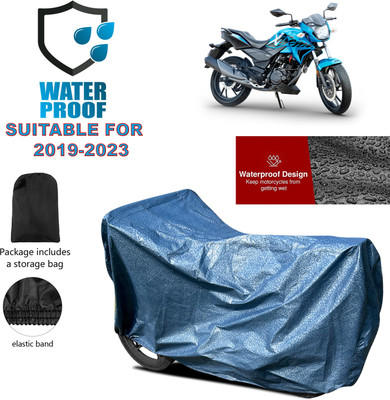 PAGORA Waterproof Two Wheeler Cover for Hero(Xtreme 200R, Blue)