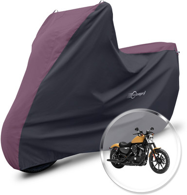 Neodrift Two Wheeler Cover for Harley Davidson(Iron 883, Maroon, Black)