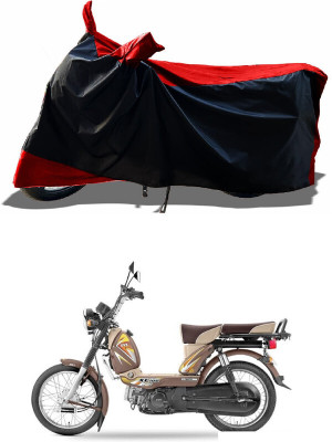 DeepShakshi AUTOMOTIVE Waterproof Two Wheeler Cover for TVS(XL 100 Comfort BS6, Red)