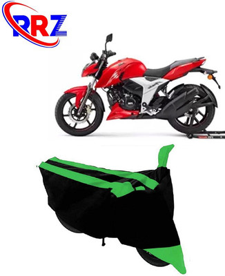 RRZ Waterproof Two Wheeler Cover for TVS(Apache, Black, Green)