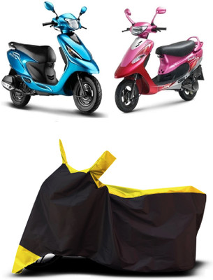 VESMEI Two Wheeler Cover for TVS(Scooty Pep Plus BS6, Yellow)