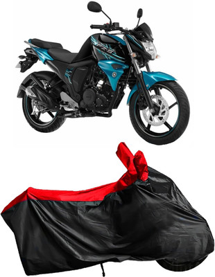 Autofly Waterproof Two Wheeler Cover for Yamaha(FZ S FI (V 2.0), Red, Black)