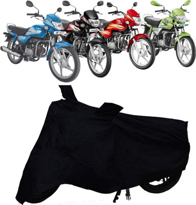 Mdstar Waterproof Two Wheeler Cover for Hero(HF Deluxe, Black)