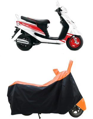 Coxtor Waterproof Two Wheeler Cover for Mahindra(Rodeo UZO, Orange)