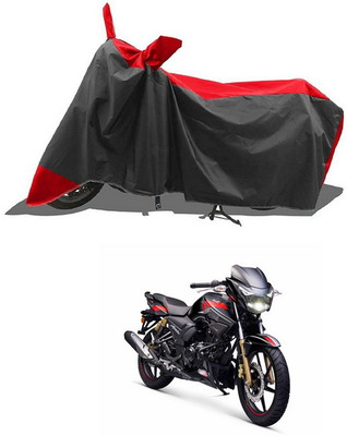 PAGORA Waterproof Two Wheeler Cover for TVS(Apache, Red, Black)