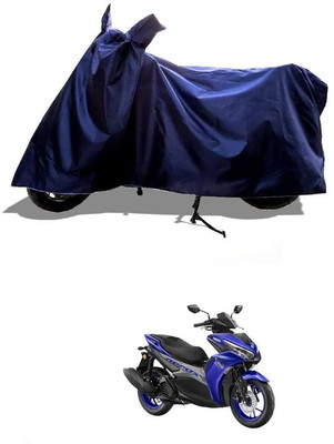 AASHTIK MART Two Wheeler Cover for Yamaha(Aerox 155 Maxi, Blue)