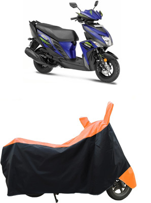 Coxtor Waterproof Two Wheeler Cover for Yamaha(Cygnus Ray ZR, Orange)