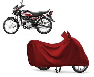 EGAL Two Wheeler Cover for Hero(HF Deluxe i3s, Maroon)