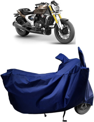 Amexride Two Wheeler Cover for TVS(Zeppelin BS6, Blue)