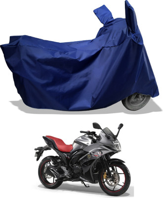 Amexride Two Wheeler Cover for Suzuki(Gixxer Special Edition BS6, Blue)