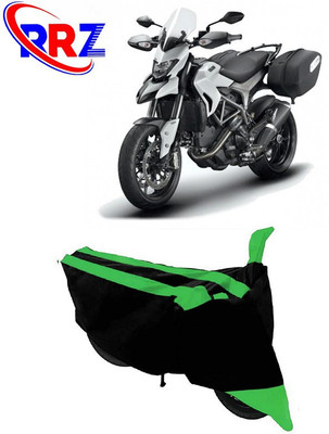 RRZ Waterproof Two Wheeler Cover for Ducati(Hyperstrada, Black, Green)