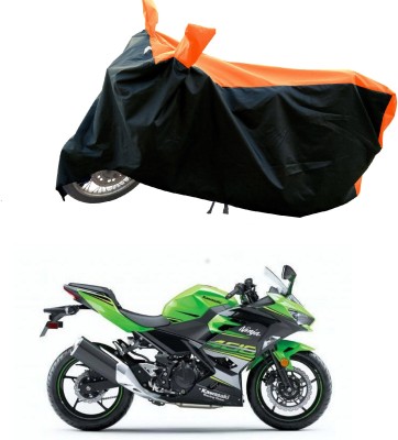 AESTRYD Two Wheeler Cover for Kawasaki(Ninja 650 BS6, Orange)