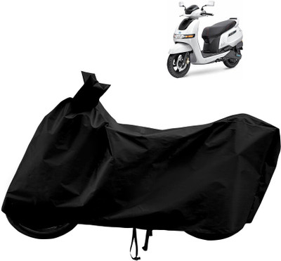 Horseyaart Waterproof Two Wheeler Cover for TVS(iQube Electric, Black)