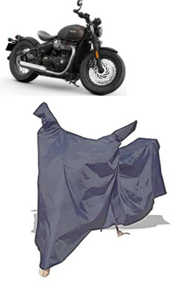 Amexride Two Wheeler Cover for Triumph(Bonneville Bobber BS6, Grey)