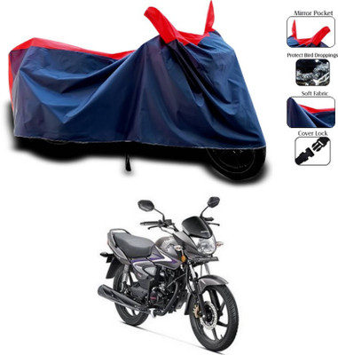 KEDIT Two Wheeler Cover for Honda(CB Shine, Red, Blue)