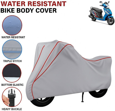 Auto Udaan Waterproof Two Wheeler Cover for Hero(Maestro Edge, Grey, Red)