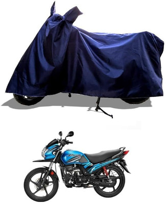 KEDIT Two Wheeler Cover for Hero(Passion Pro TR, Blue)