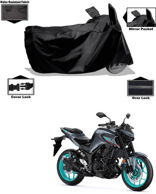 CODOKI Waterproof Two Wheeler Cover for Yamaha(MT-03, Black)